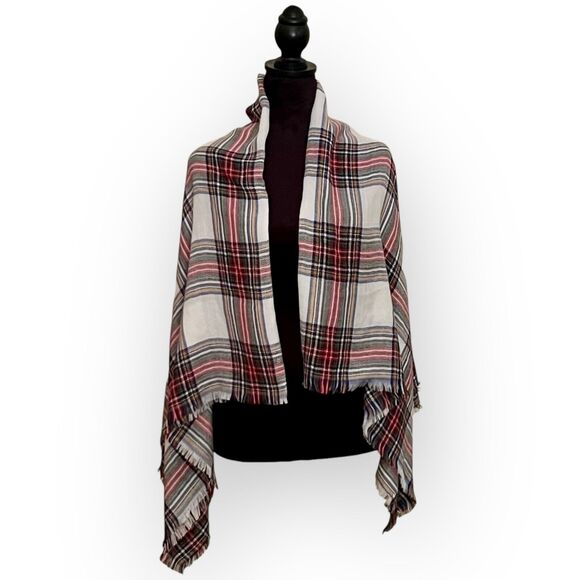 Unbranded Women's Tartan Plaid Woven Fringed Rectangle, Wrap, Shawl, Scarf - Picture 13 of 15